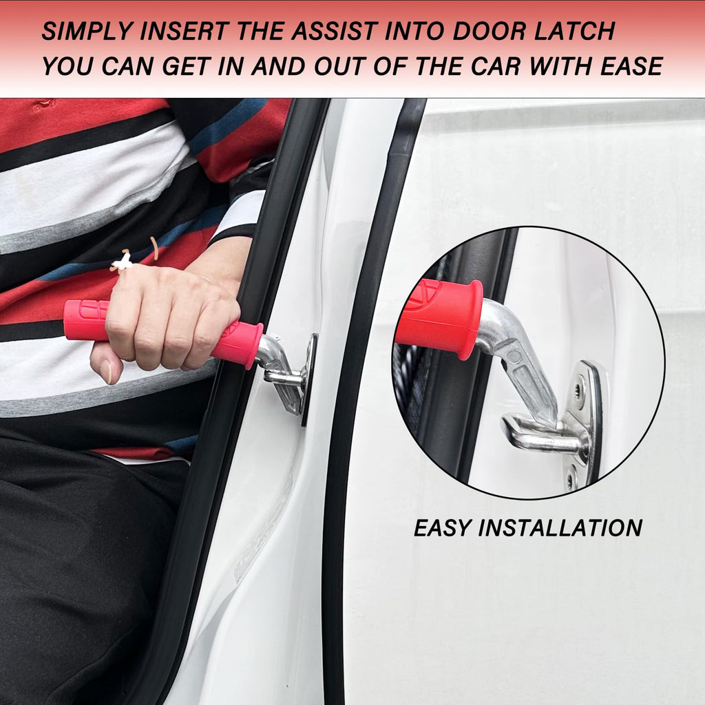 EILITWAY 2 Pack Car Handle Assist for Elderly - Vehicle Support Handle - Auto Grab Bar Cane Support Aid - for All Vehicles