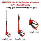 Tool Daily Deluxe Pressure Washer Gun, with Replacement Wand Extension, 5 Nozzle Tips, M22 Fitting, 40 Inch, 5000 PSI