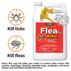 Harris Flea and Tick Killer, Liquid Spray with Odorless and Non-Staining Extended Residual Kill Formula (Gallon)