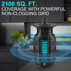 Homesuit Bug Zapper Outdoor and Indoor 18W,4250V High Powered Mosquito Zapper, Waterproof Mosquito Killer/Insect Fly Pest Trap, Electric Bug Zapper for Backyard, Patio, Home