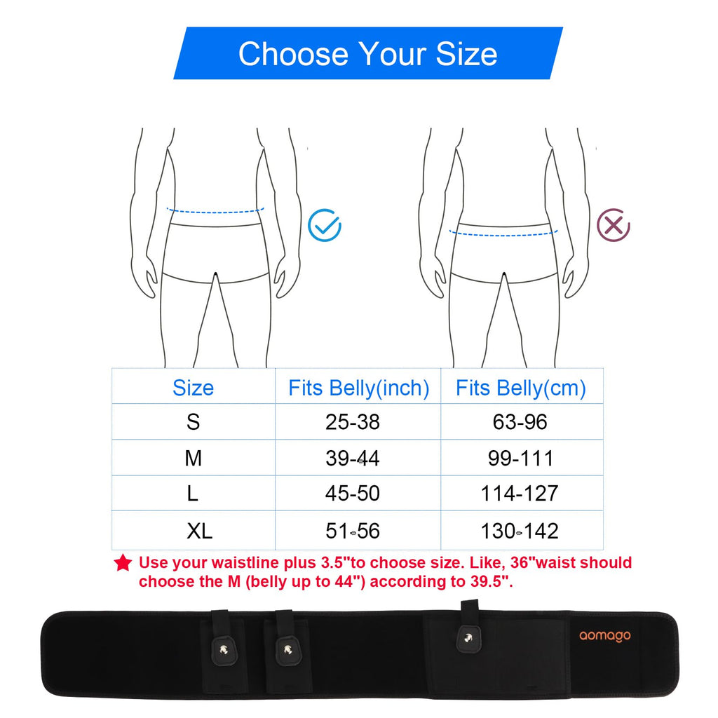 Belly Band Holster for Men Women - Gun Holster for Comfortable Carry Fits Glock, Smith Wesson, Taurus, Ruger, and More-Breathable Neoprene Waistband Holster for Most Pistols and Revolvers