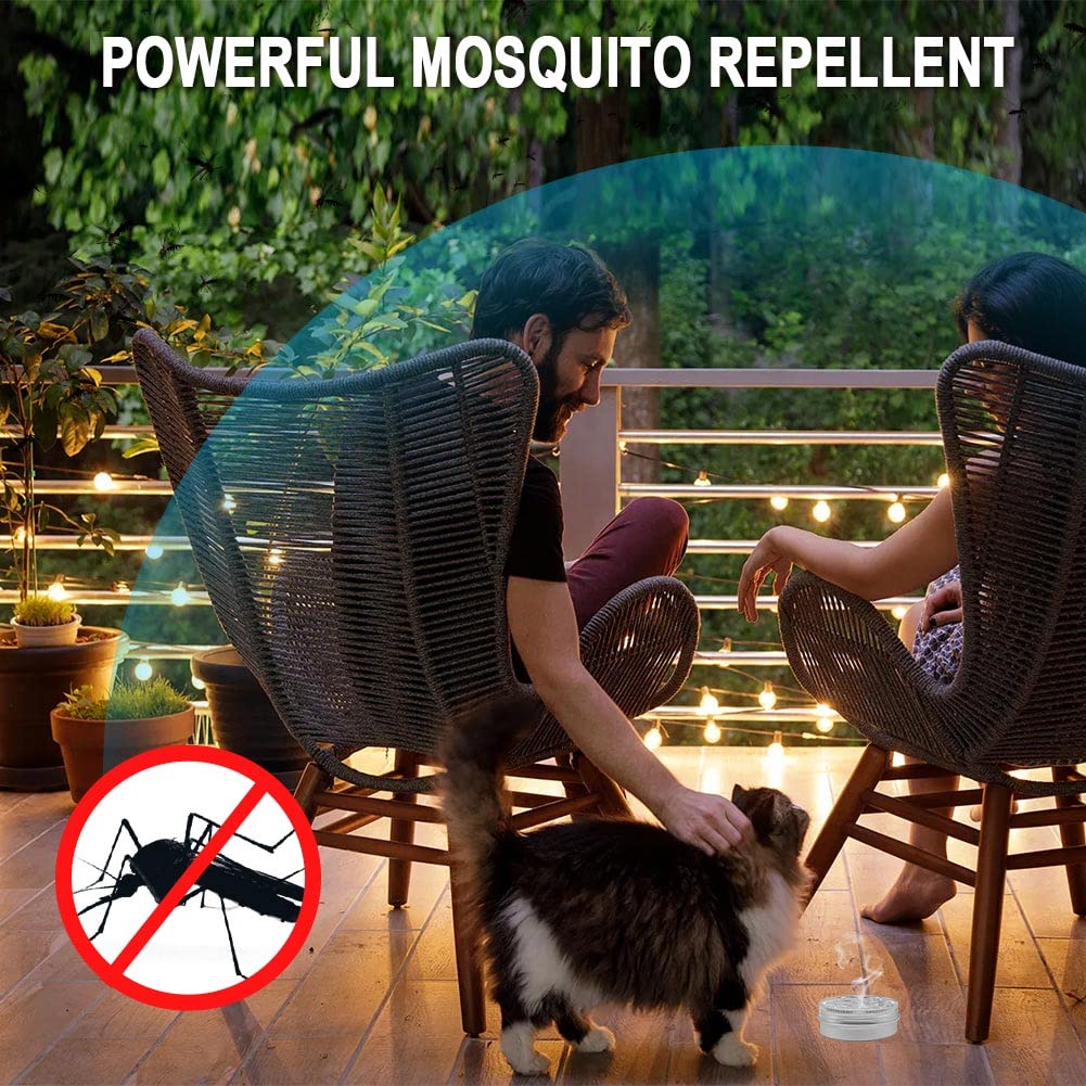 DALIYREPAL Mosquito Repellent for Patio,Mosquitoes Repellent Outdoor/Indoor, Mosquito Deterrent Indoors, Natural Mosquito Repellent for Yard, Mosquito Control for Camping/Travel 2 Jars/Box
