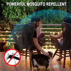 DALIYREPAL Mosquito Repellent for Patio,Mosquitoes Repellent Outdoor/Indoor, Mosquito Deterrent Indoors, Natural Mosquito Repellent for Yard, Mosquito Control for Camping/Travel 2 Jars/Box