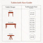 Maison d' Hermine 100% Cotton Table Cover - 60"x120" Rectangle Decorative Tablecloth - Washable Tablecloths for Dining, Home, Farmhouse & Party - Ideal for Thanksgiving & Christmas - Allure Collection