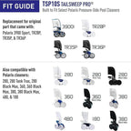 for Polaris Pool Cleaner Parts 15 Pack Polaris 280 Part Sweep Pro Sweep Scrubbers Replacement 2 Hose Tail Scrubber Cleaner Pool Tail Scrubber 280 360 380 180 480 3900