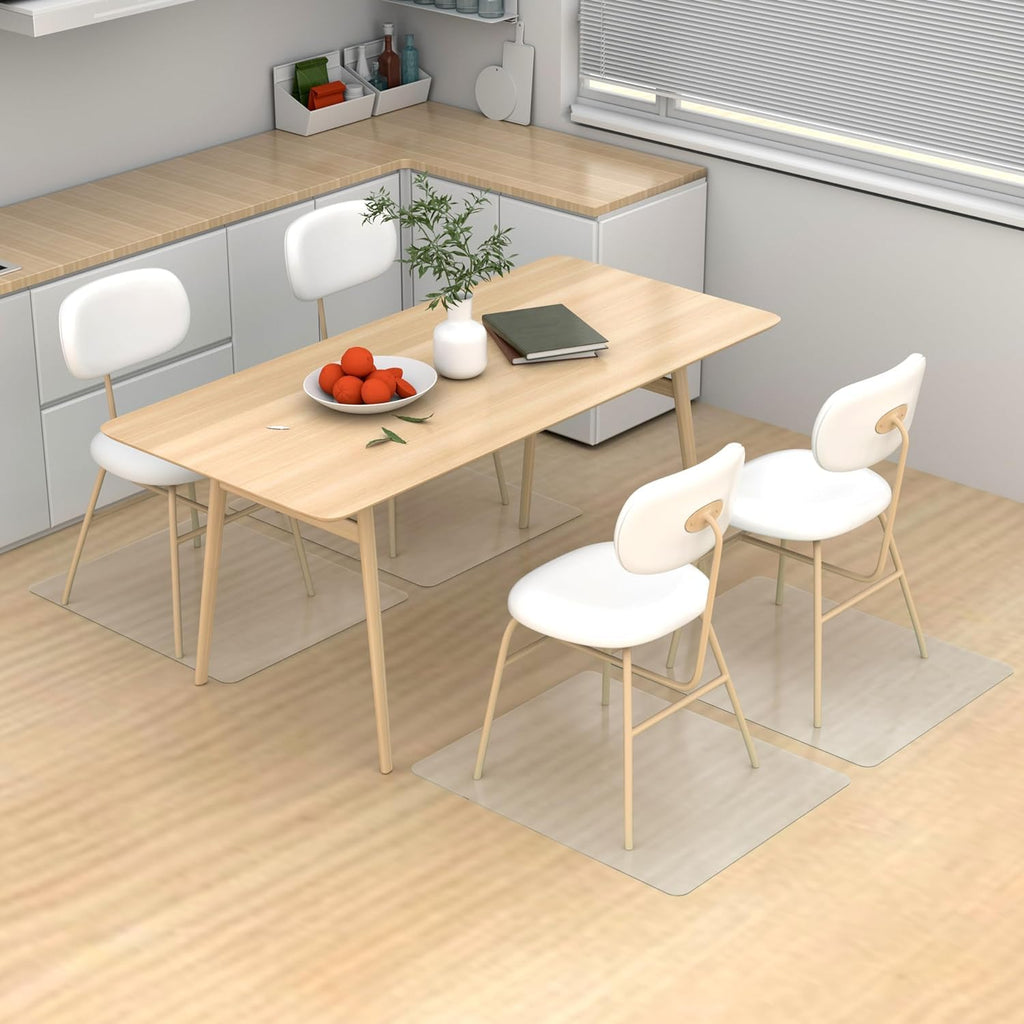 Chair Mat for Hardwood Floor Rectangles 28" x 30", Small Desk Floor Protector Chair Mats for Chairs, Clear Office Chair Mat for Low Pile and Hardwood Floor,Small Chair mat