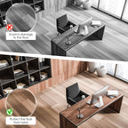 Clear PVC Office Chair Mat - Stronger & Durable Desk Chair Mat for Hardwood Floor, Non-Slip Floor Protector for Office Chair Casters, Hardfloor Mat for Desk (Clear for Hardwood, 36X47IN Rectangle)
