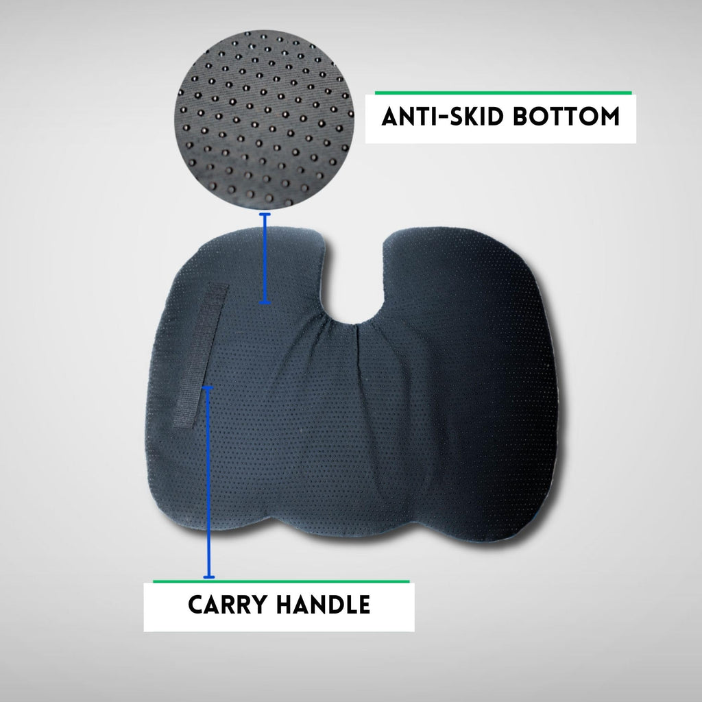 PURAP U-Float Liquid Layer Cushion for Tailbone, Coccyx Pressure Relief – 20 x 18 x 1.5 inches