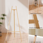 Gold Easel Stand for Sign, Heavy Duty Easel, 4-Tier AdjustableArt Easel for Painting, Wedding Sign 2pc
