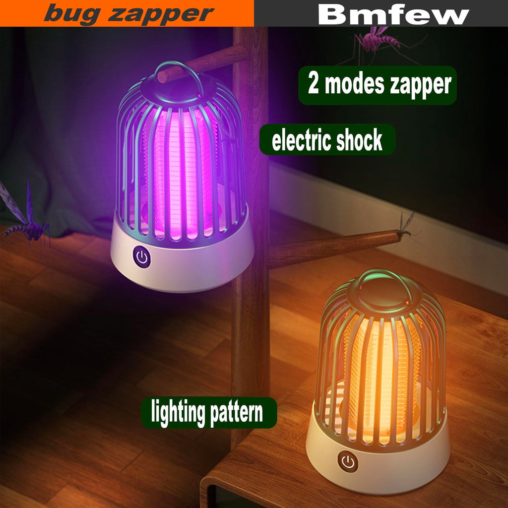 Bug Zapper, Electric Mosquito Zapper, Portable Rechargeable Mosquito Killer