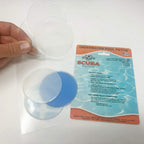 All-in-One Repair Kit for Above-Ground Pools | Fast, Underwater-Capable Peel-and-Stick OR Adhesive Glue-Down Vinyl Patches & for Easy Set and Frame Pools 2-1/2 Inch Peel and Stick
