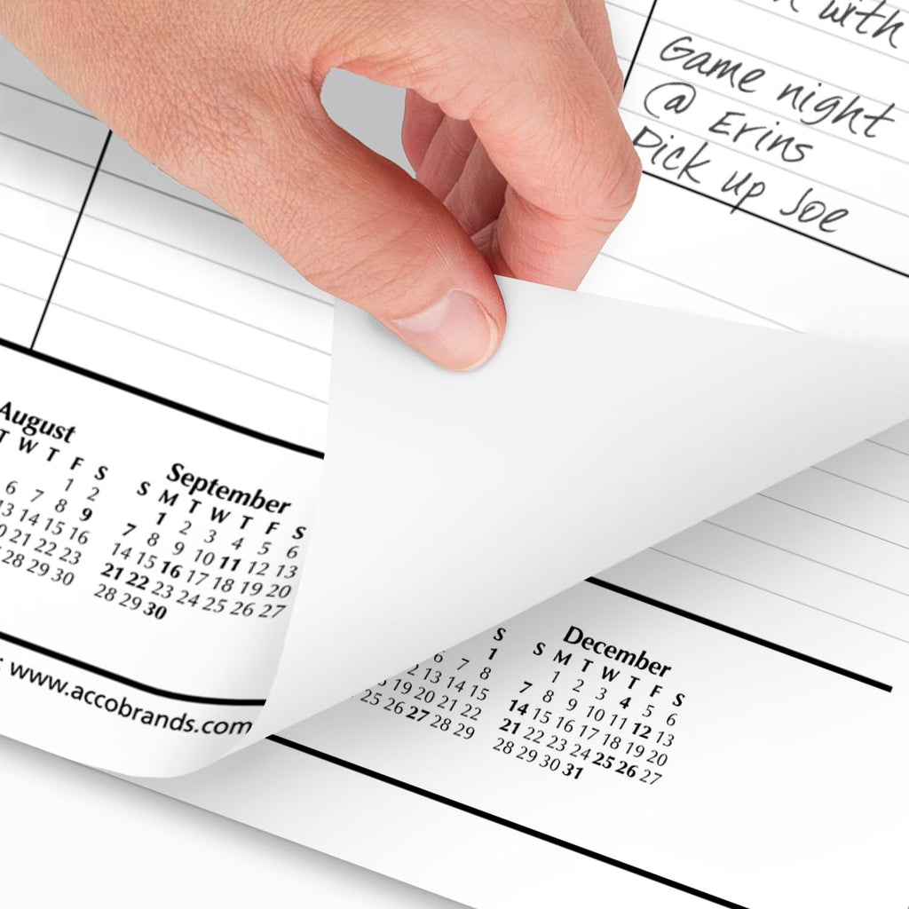 AT-A-GLANCE 2025 Desk Calendar, Desk Pad, 21-3/4" x 17", Large, Ruled Blocks, Monthly (SK250025)