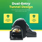 Rat Traps Indoor and Outdoor - 4 Pack Dual-Entry Large Rat Trap Outdoor and Indoor for Home, Garden and Restaurant with 99.9% Trap Rate | Easy to Use Rodent Traps with Safe Hands Free Design - UCatch