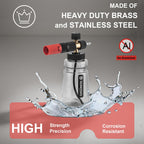 Raincovo Foam Cannon Wide Mouth for Pressure Washer, Thick Snow Foam Lance for Car Wash, Adjustable Soap Cannon with 1/4 Inch Quick Connector, Additional 1.1mm Orifice Nozzle
