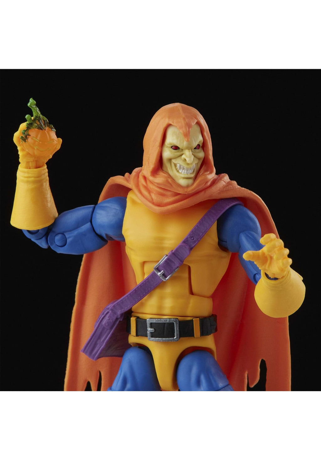 Spider-Man Marvel Legends Series 6-inch Hobgoblin Action Figure Toy, Toy Biz Inspired Design, Includes 3 Accessories: Glider, Pumpkin Bomb, Satchel