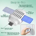 Simashts Mosquito Repellent Indoor Use, USB Powered Electronic Mosquito Repeller, Includes Mosquito Repellent Refills, with 20' Mosquito Protection Zone for Home, Office