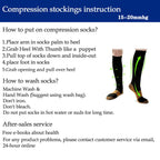 Graduated Copper Compression Socks for Men & Women Circulation 8 Pairs 15-20mmHg - Best for Running Athletic Cycling