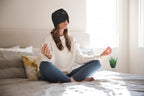 TheraICE Migraine Relief Cap, Soothing Headache Ice Pack Mask Products, Cooling Gel Hat, Face Cold Compress Head Wrap for Tension, Stress & Hangover