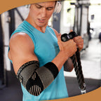 Copper Elbow Sleeve,Elbow Compression Sleeve, Elbow Brace For Tendonitis and Tennis Elbow,Golfers, Arthritis, Bursitis. Elbow Pain Relief,Weightlifting, Fit for Men & Women (X-Large, Strap Style)