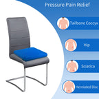 Seat Cushion, 20" Large Gel Seat Cushion for Long Sitting Pressure Relief– Back Sciatica Tailbone Pain Relief Pad, Car Seat Cushion Pad, Wheelchair Office Desk Chair Driver Seat Cushions Cooling Pads