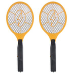 2 Pack Bug Zapper Electric Fly Swatter Zap Mosquito - Indoor Outdoor Zapping Racket for Pest - Safe to Touch with 3-Layer Safety Mesh