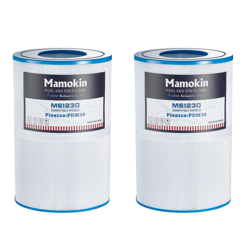 Mamokin Oval Spa Filter PDM30 Replaces Dream Maker Hot Tubs 461269, Filbur FC9940M and Odyssey, Big EZ, EZL, Crossover 730L, 730S Hot Tub Filter - 2 Pack