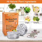 4 Pack Rodent Repellent for Car Engines, Peppermint Oil to Repel Mice and Rats, Mouse Repellent Keep Rodents Out of Car Rat Repellent for House Mice Repellent Outdoor