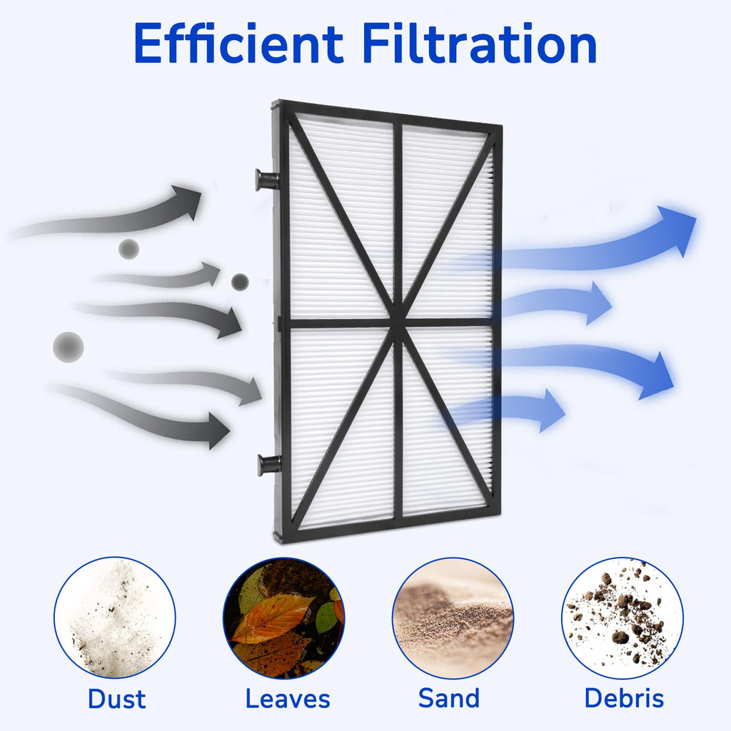 Fil-fresh Robotic Pool Cleaner Filters, Replaces for Dolphin M400/M500 & Nautilus CC Plus Ultra Fine Cartridge Filter Panels, Part Number 9991432-R4, Pack of 4