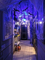Hompavo 【Upgraded】 LED Flame Light Bulbs, Purple Flickering Light Bulbs with Upside Down Effect, E26/E27 Flame Bulb for Halloween Christmas Party Indoor and Outdoor Home Decoration (4 Pack)
