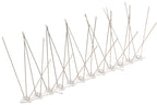 Bird-X Deterrent Steel Spikes, Bird Control, 5-inch W, 100 ft Long (STS-100)