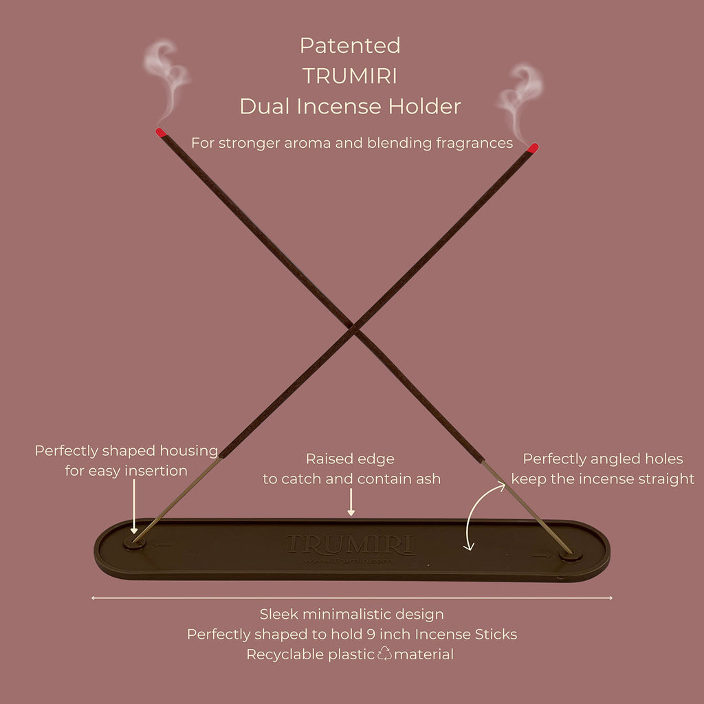 Gourmet Incense Sticks Variety Pack - 120 Insence-Sticks (6 Incents x 20 Insense) - Cinnamon Vanilla Coffee Chocolate - Natural Inscents-Sticks Non Toxic Inciensos + Incense Holder for Fall Christmas
