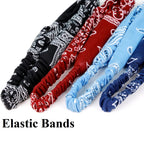 Huachi Bandana Headbands for Women Boho Elastic Hair Bands for Women's Hair Twist Turban Head Wraps Fashion Hair Accessories