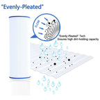 Cryspool® 04072 Filter Compatible with PRB25-IN Hot Tub Filter, C-4326, FC-2375, 3005845, R172327, R173429, 33521, 25392, 817-2500, 5X13 Drop in Spa Filter, 2 Pack