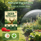 Powerful Deer Repellent Balls, Pest Repellent 24-Pack Deer Repellent for Garden & Outdoor Use, Natural Peppermint Oil Deer Deterrent to Keep Deer Away from Garden, Yard