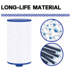 Wowreed Spa Filter Compatible with FC-2402, 303279, Free Flow, AquaTerra, Fantasy Hot Tub Filter, 1 1/2" Finer Thread, 2 Pack