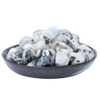 ZAICUS 1lb Rainbow Moonstone Tumbled Stones | Polished Crystals Healing | Natural Stones | Feng Shui | Chakra Balancing | Good Luck | Reiki Gift | Home Decor | Size 20-25 mm