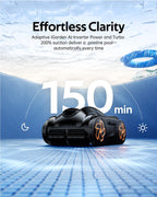 iGarden Robotic Pool Cleaner K Series, Cordless Pool Vacuum Robot for Inground & Above Ground Pools, Smart Navigation, Touchscreen, Self-Parking, Cleans Floor, Wall & Waterline, 150 Min