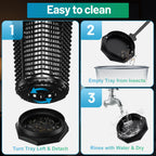Bug Zapper Outdoor, Mosquito Zapper Indoor with 4000V High Powered, Electric Fly Zapper, Mosquito Killer Traps for Home, Kitchen, Backyard, Patio