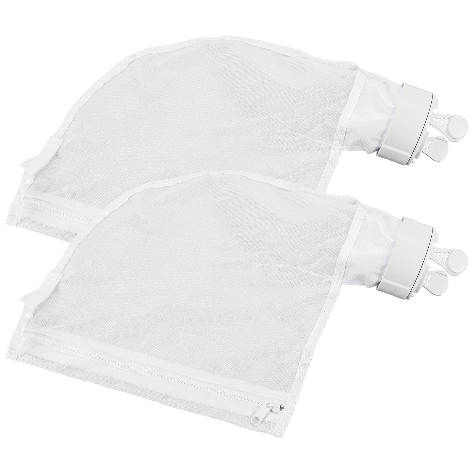 Funmit Pool Spa Zippered Bags Replacement for Polaris 280, 480 Pool Cleaner All Purpose Filter Bags K13 K16 (2 Pack)