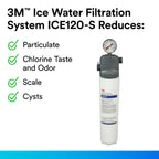 3M Water Filtration Products System for Commercial Ice Maker Machines ICE120-S