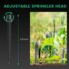 MARS HYDRO Auto Drip Irrigation Kits Garden Watering System for Indoor, Lawn, Greenhouse, Yard, 5-Gallon Bucket 22W Water Pump with 8 Drip Emitters