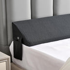 Queen Size Bed Wedge Pillow for Headboard Gap Filler, Long Triangle Wedges Bolster Nora Pillows for Sleep,Between Mattress and Headboards,Must Have Home Essentials,Bedding Sets Collections Beds Decor