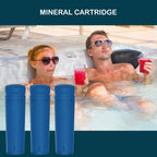 Nayoku Mineral Cartridge Replacement Compatible with Frog @Ease in-Line SmartChlor Mineral Cartridge System for Marquis, Caldera, Artesian & Hot Springs Spas CYA Free, for up to 600 Gallons (3 Pack)