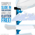 U.S. Pool Supply Pool Equipment Storage Rack Tool - Pool Organizer, Holds Cleaning Accessories, Skimmer Nets, Brushes, Vacuum Heads, Vacuum Hoses, Pole Hanger, Hot Tub Spa Maintenance Accessory Holder