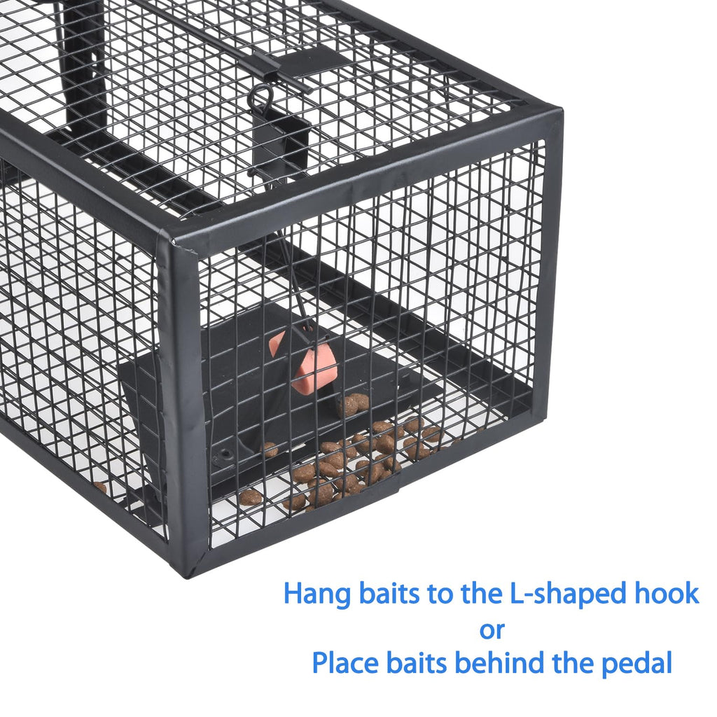 Gingbau Live Chipmunk Rat Trap Humane Vole Mouse Cage Trap