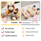 Katbite Tulip Cupcake Liners 200PCS, Muffin Baking Cupcake Liners Holders, Baking Cups, Cupcake Wrapper for Party, Wedding, Birthday, (Coffee)