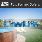 Liner Life LL24R Liner Pad 24' Round, Strong Durable Puncture Resistant Floor Mat Made of Commercial Grade Geotextile Material, Protects The Bottom of The Aboveground Pool, Black