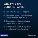 Zodiac Genuine Parts Cyclonic Srubbing Brushes R0714400, 4-Pack, Replace Dirty or Worn Brushes for Zodiac MX6, MX6 Elite, MX8, and MX8 Elite, Also Polaris MAXX, Atlas, and Atlas XT