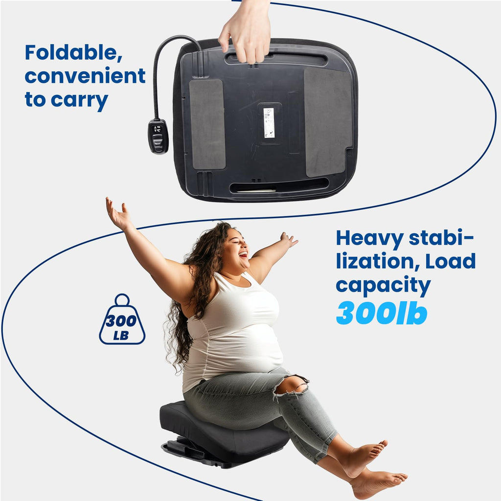BEEKINGDOM Powered Lift Cushion, Electric Uplift Seat Assist Cushion, Chair Lift and Sofa Stand Assist, Support Up to 300 Lbs