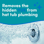 Oh Yuk Healthy Hot Tub Cleaner, Hot Tub Cleaner for Indoor and Outdoor Hot Tubs and Spas - 16 Ounces